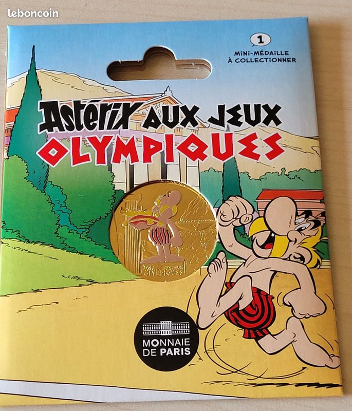 Médaille Monnaie De Paris – Astérix Aux Jeux Olympiques, édition Limitée