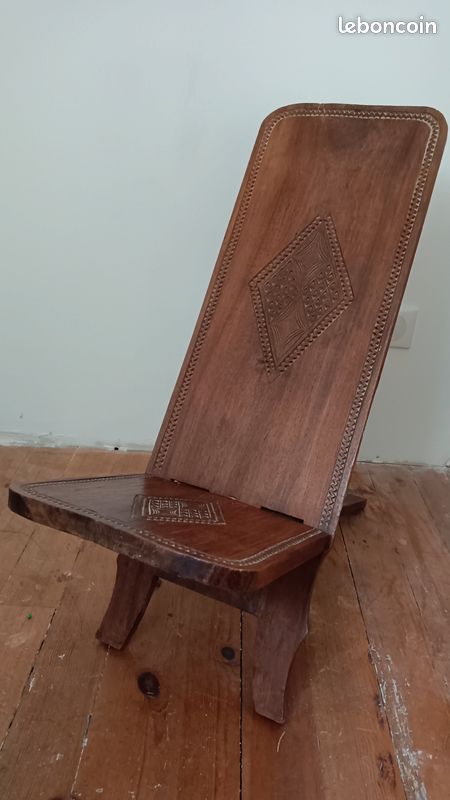 Chaise afraicaine baoulé adulte (image 1)