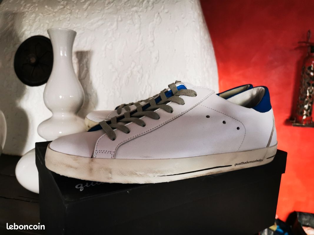 Sneakers cuir QUATTROBARRADODICCI (NEUVE) valeur 199 (image 6)
