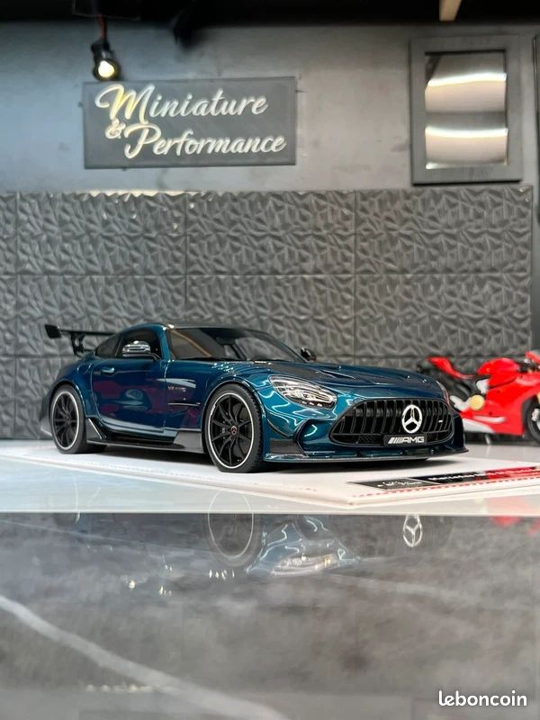 1/18 IVY Merced Des-Benz Am G Gt-Black Ice Blue Resin Model - Resin Car