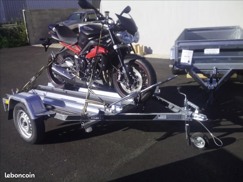 Remorque PORTE MOTO 500/750 kg 1, 2 et 3 RAILS 16 (image 4)