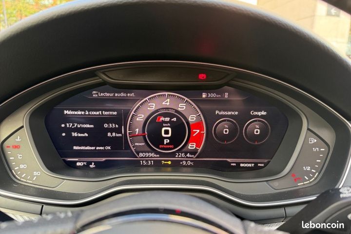 AUDI RS4 AVANT V6 2.9 TFSI 450 ch Tiptronic 8 PACK BLACK (image 14)