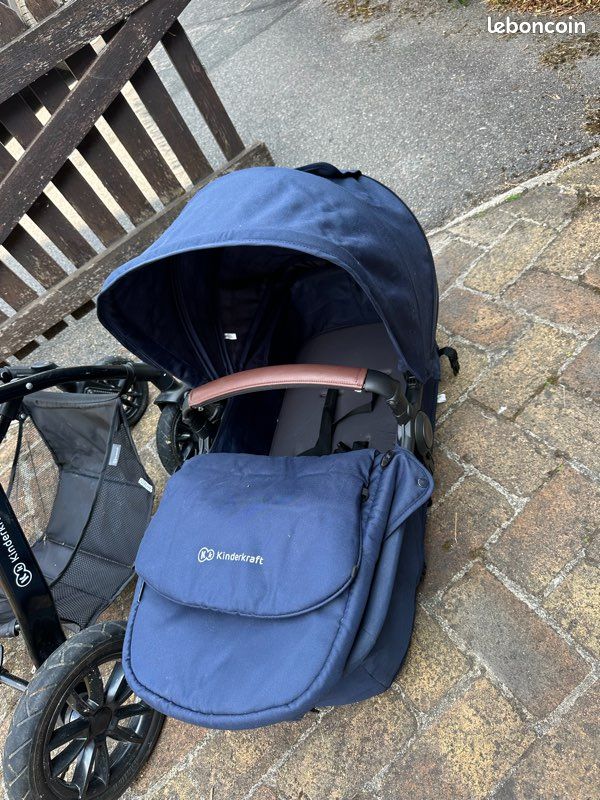 Poussette combinée 3 en 1 Kinderkraft MOOV – Bleu marine (image 14)
