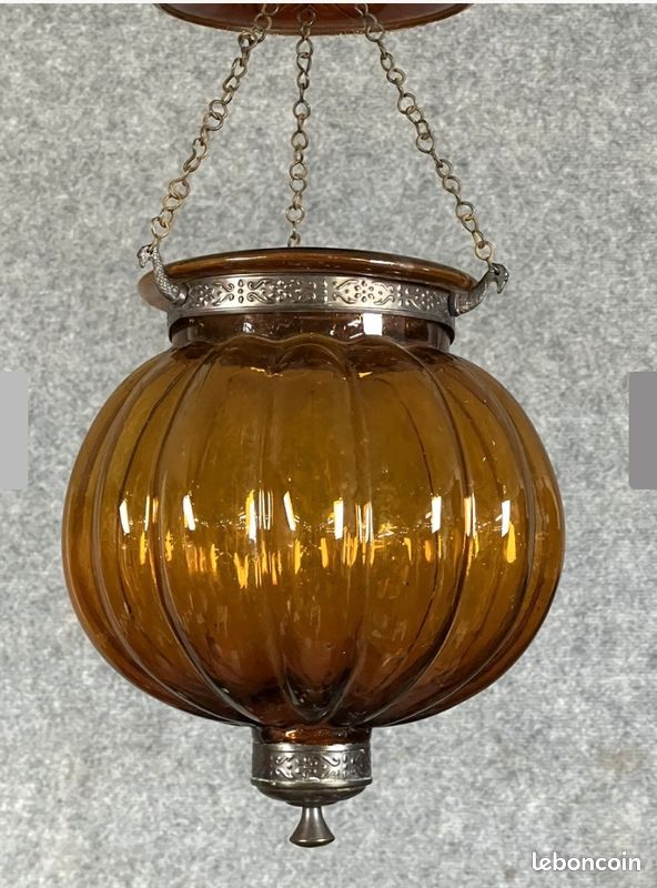 Lanterne orientale * 1950 * verre de murano (image 1)