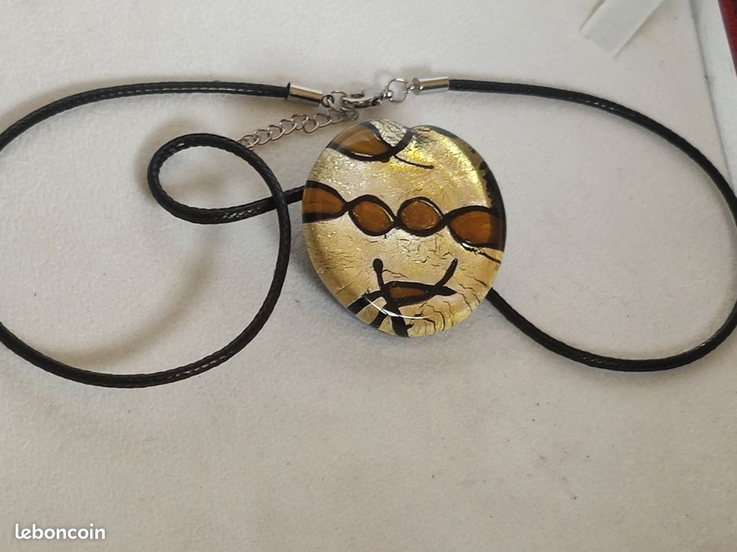 Collier italien Roffolo en verre (image 4)