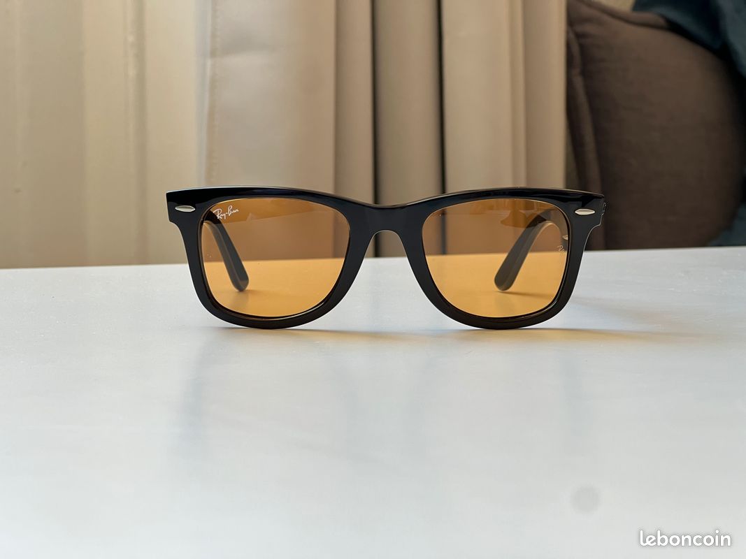 Rayban Wayfarer verres oranges + étui premium (image 10)