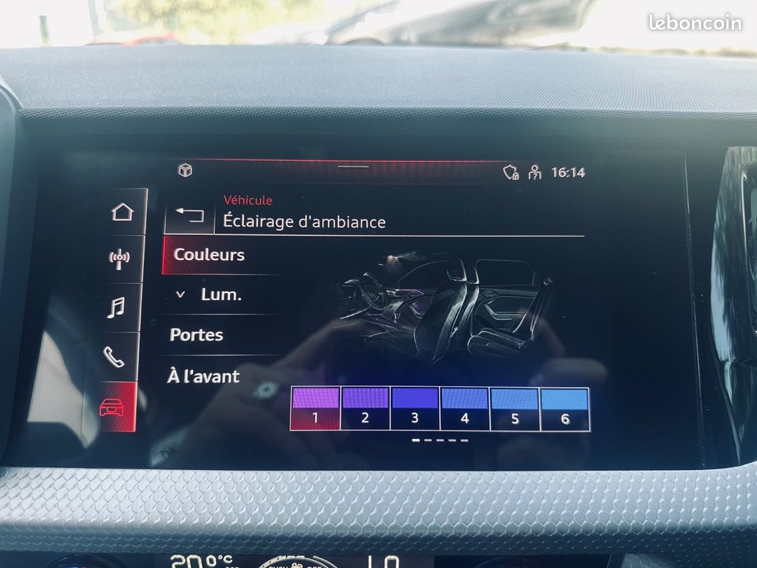 Audi A1 Sportback 35 TFSI 1.5 150CH S-line + CARPLAY + ECLAIRAGE D'AMBIANCE + 2EME MAIN + GARANTIE 12 MOIS (image 27)