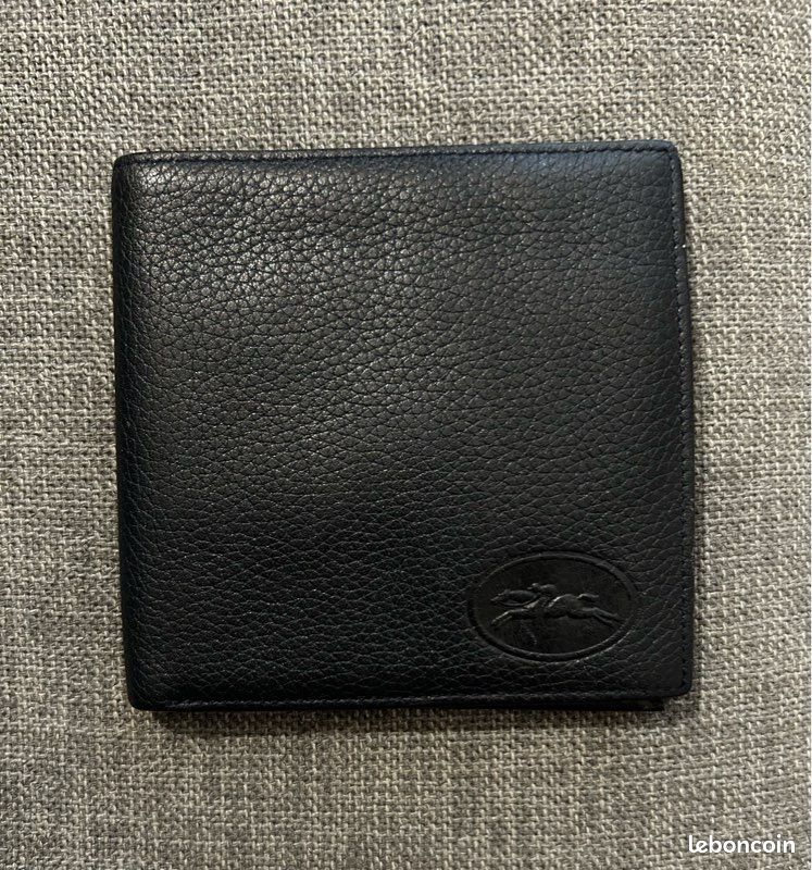 Porte-monnaie Longchamp bleu marine (image 1)