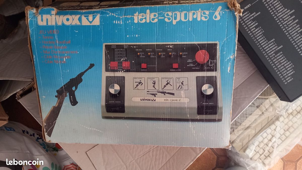 FONCTIONNELLE --- ANCIENNE console Tele-Sport 6 en boite AY-3-8500 Pong EUR 250,00 - FR