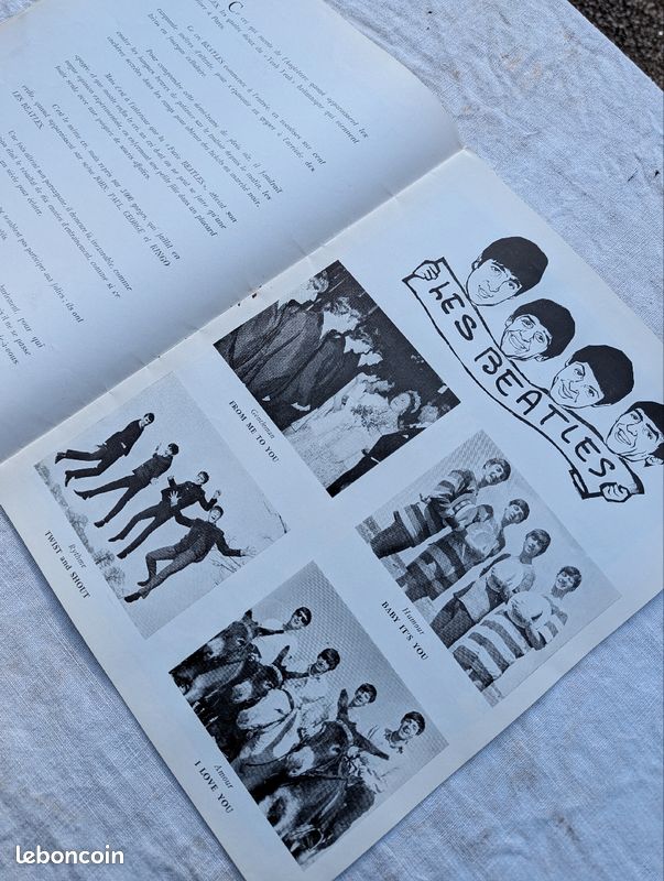 THE BEATLES Programme Concert OLYMPIA 1964 TRÈS RARE (image 4)