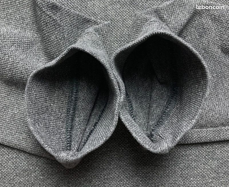 Sweat Crewneck Lacoste vintage gris foncé 100% Coton Taille S homme (image 5)