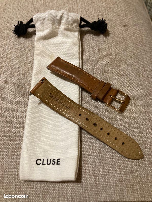 Leather Cluse Armband Rosegold 18 Mm Leather Bracelet Cluse 18mm