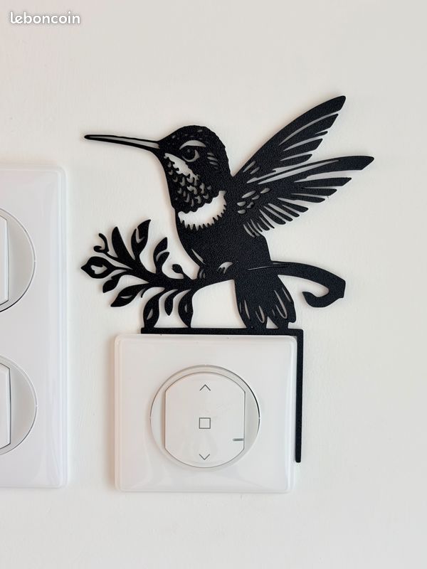 Plaque Murale Décorative électrique à 3 Interrupteurs à Bascule