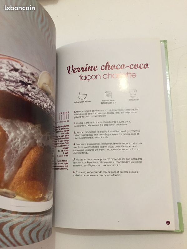 Livre recette flans charlottes (image 4)