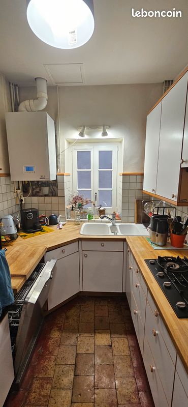[A SAISIR] Cuisine complète MOBALPA Hêtre Massif (certifié label NF) + Équipements Prix : 900 (Négociable si enlèvement rapide avant le 08/02) (image 1)