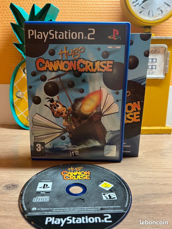 Jeu Vidéo Hugo Cannon Cruise Pour PlayStation 2 (PS2) - Très Bon état, Complet
