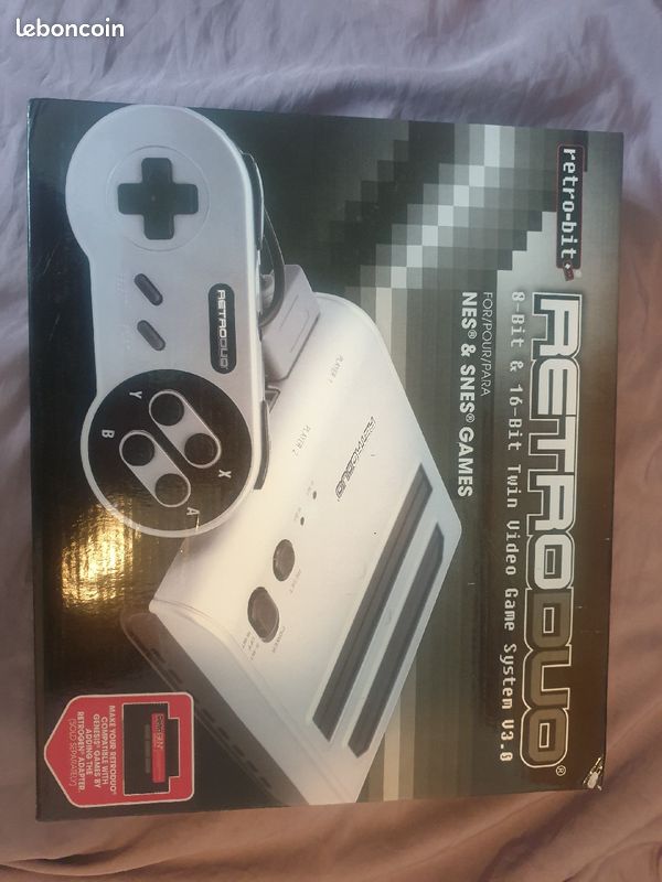 Console Retroduo by Retrobit pack megagame expert megadrive snes nes compatible neuf en boîte (image 2)