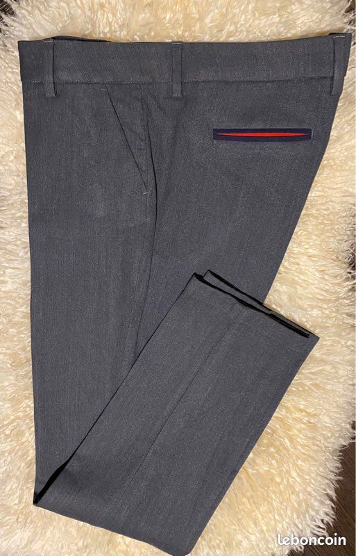 Pantalon à pinces gris GOBERT - 44 (image 1)