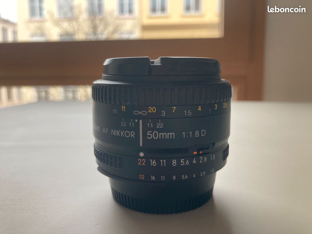 Objectif Nikon AF NIKKOR 50mm f/1.8D - Monture F - Diamètre 52mm (image 11)
