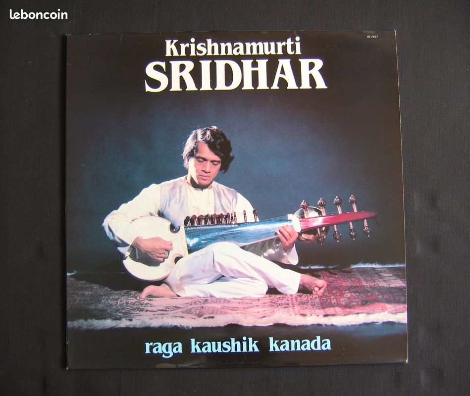 Krishnamurti SRIDHAR - Raga Kaushik Kanada • LP Auvidis FR-1974 • Disque Vinyle 33T (image 1)