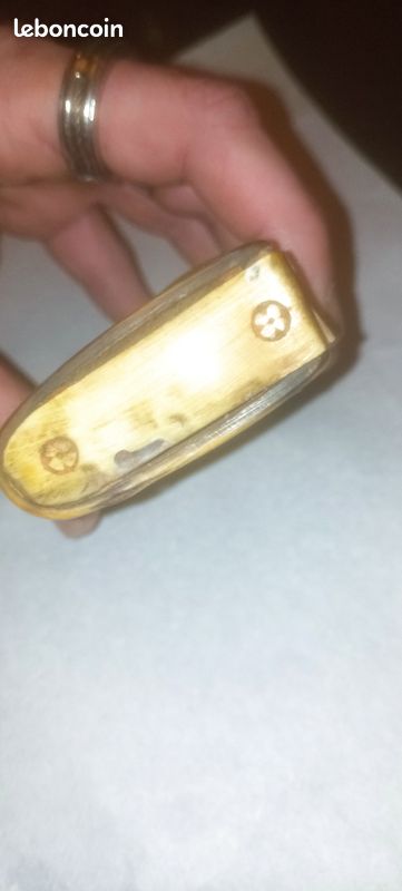Ancienne tabatière, en corne de yack, gravée (image 8)
