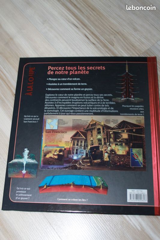 Livre collection A la loupe "Volcans et séïsmes" Neuf (image 2)