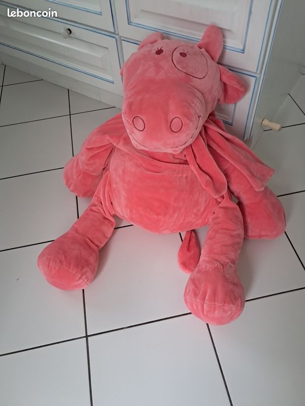 Peluche vache rose Jeux Jouets