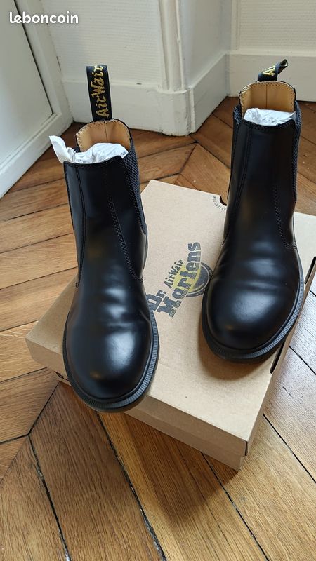 Chelsea Boots Achat Chaussures Doc Martens Bottines Chelsea Cuir