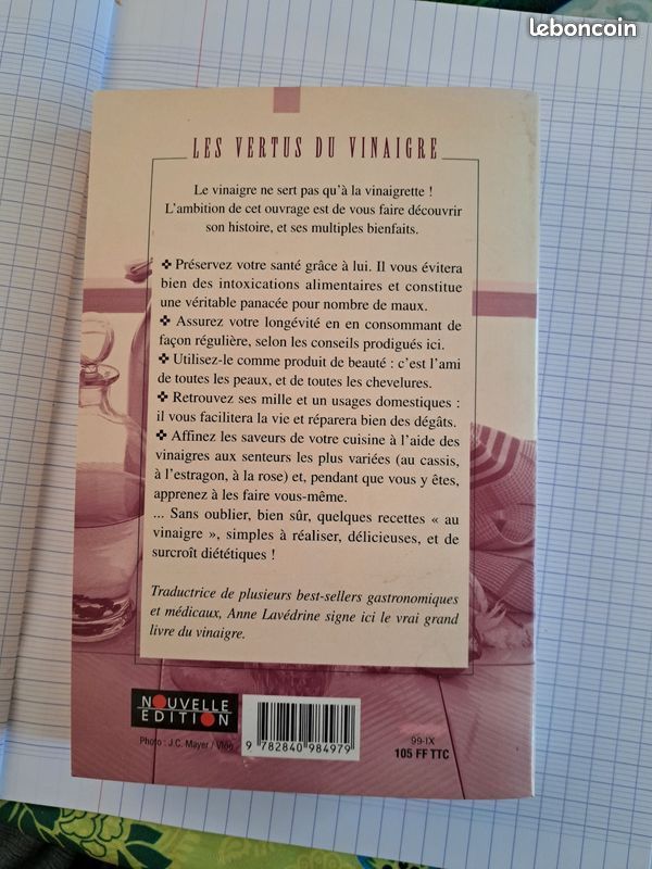 Livre sur les vertus du vinaigre (image 2)