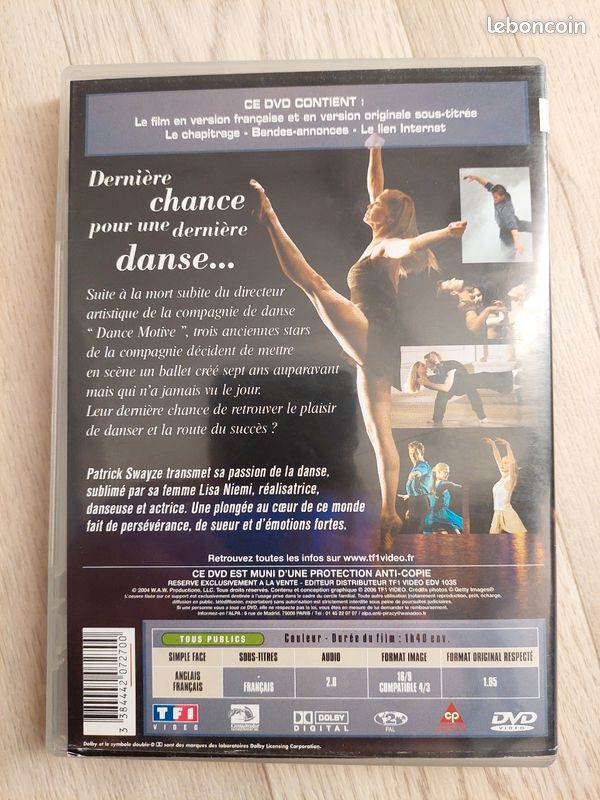 DVD One Last Dance - Patrick Swayze et Lisa Niemi (image 2)