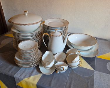 COFFRET 6 ASSIETTES DAMIER - Coin De Chine