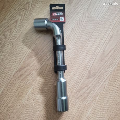 Clé à Pipe Débouchée KS Tools 27 Mm - Chrome Vanadium, 6 Pans - Pour Mécanique Lourde