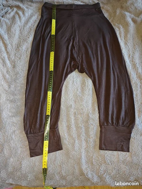Pantacourt type sarouel marron Tex Woman en XS (image 2)