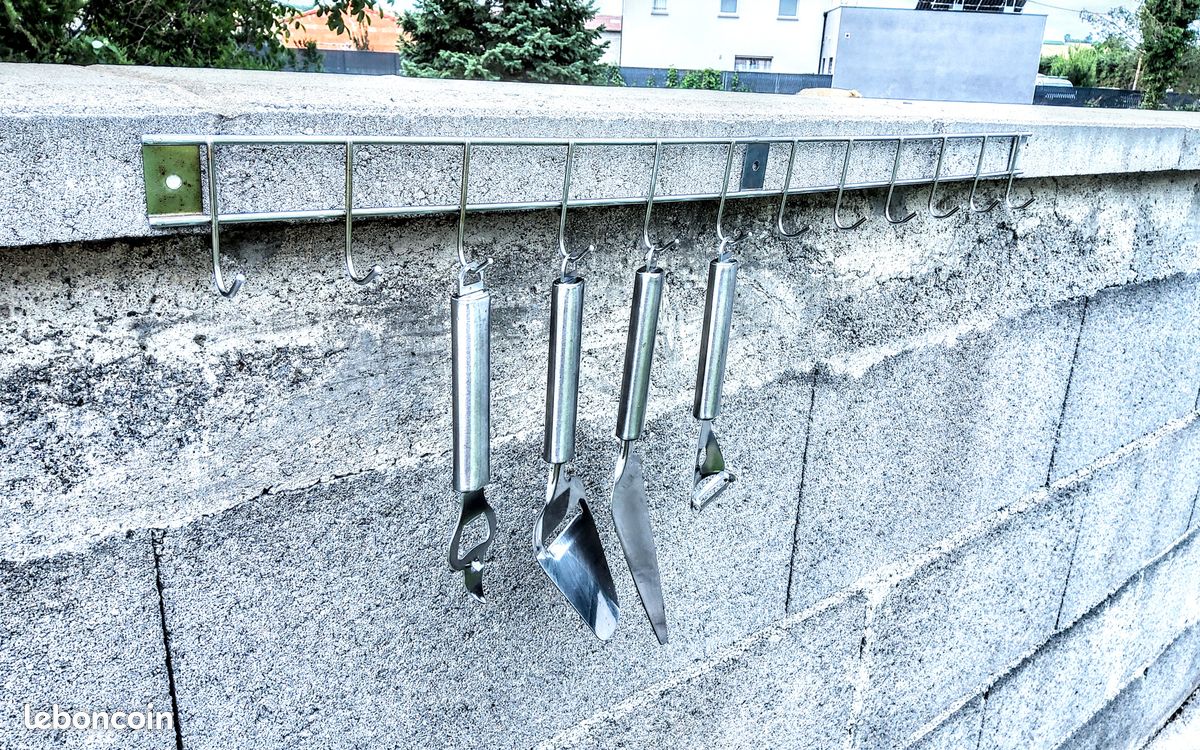 🔪 Grande barre support pour ustensiles de cuisine (image 7)
