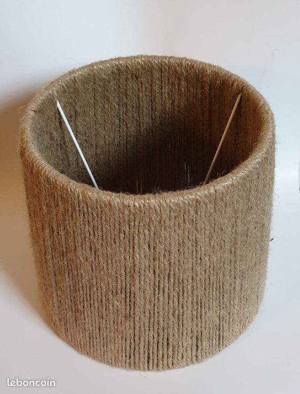 Abat-jour en corde hauteur 20 cm (image 3)