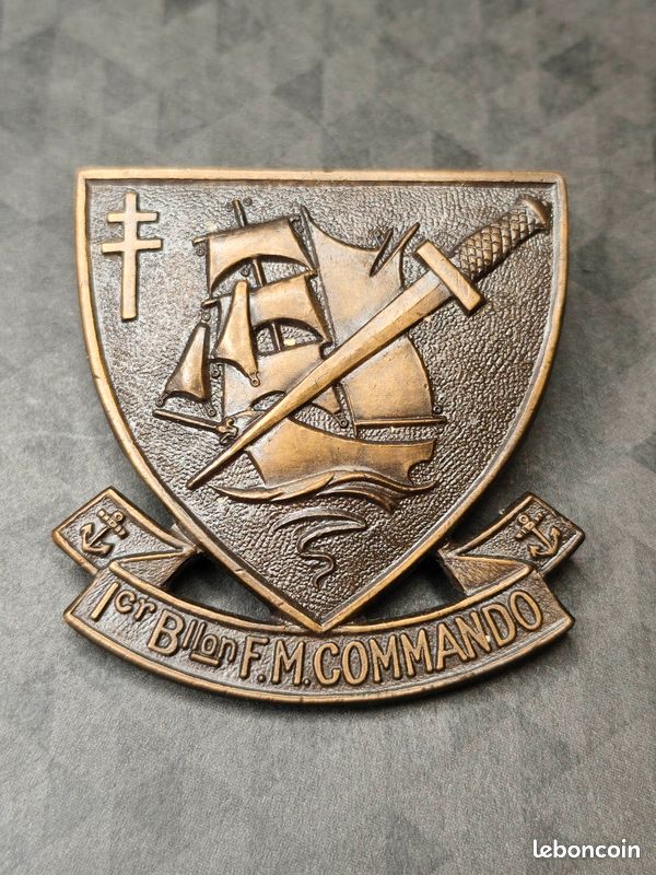 Tweeter Comando Insigne 1er BFMC Commando Kieffer – Fabrication J.R. Gaunt - Collection