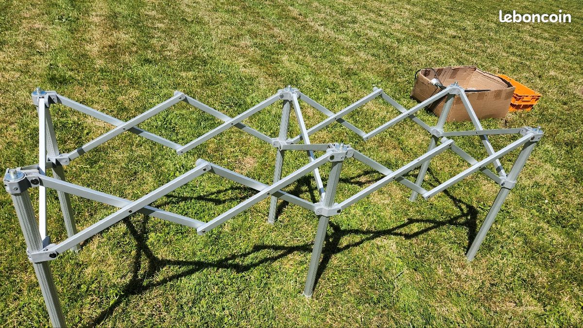 Table pliable de camping modulable en hauteur (image 2)