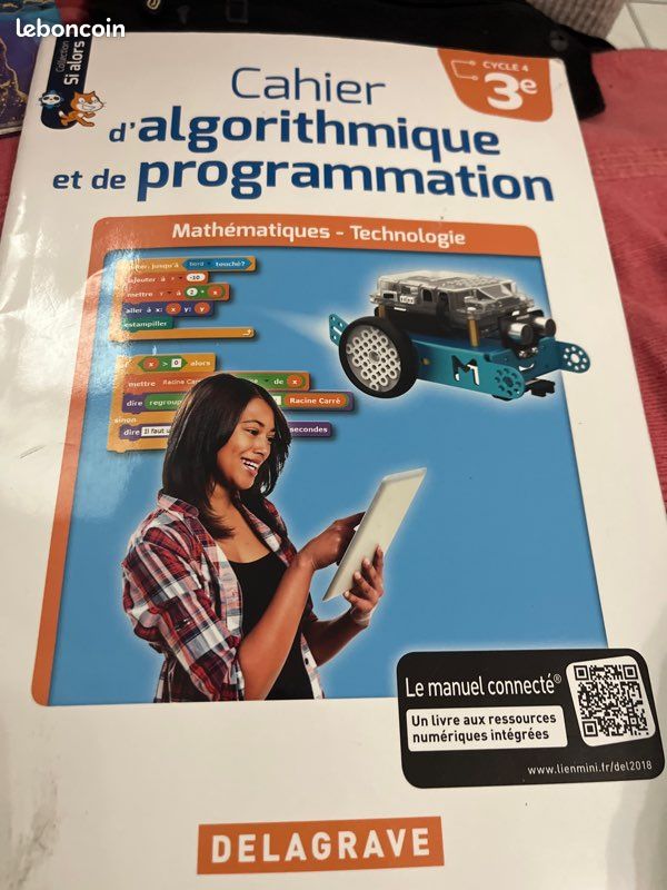 Cahier d’algorithme et de programmation 3e (image 1)