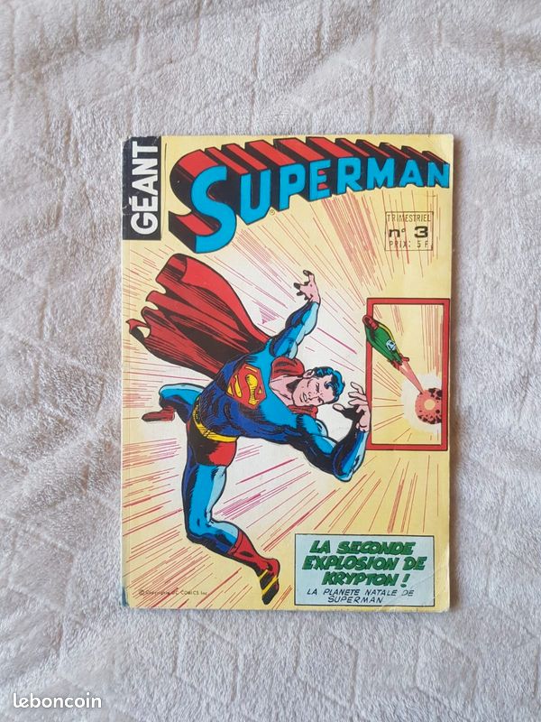 Bandes Dessinées Superman Géant N 3 Trimestriel Sagédition DC Comics Marvel 1979 BD (image 1)