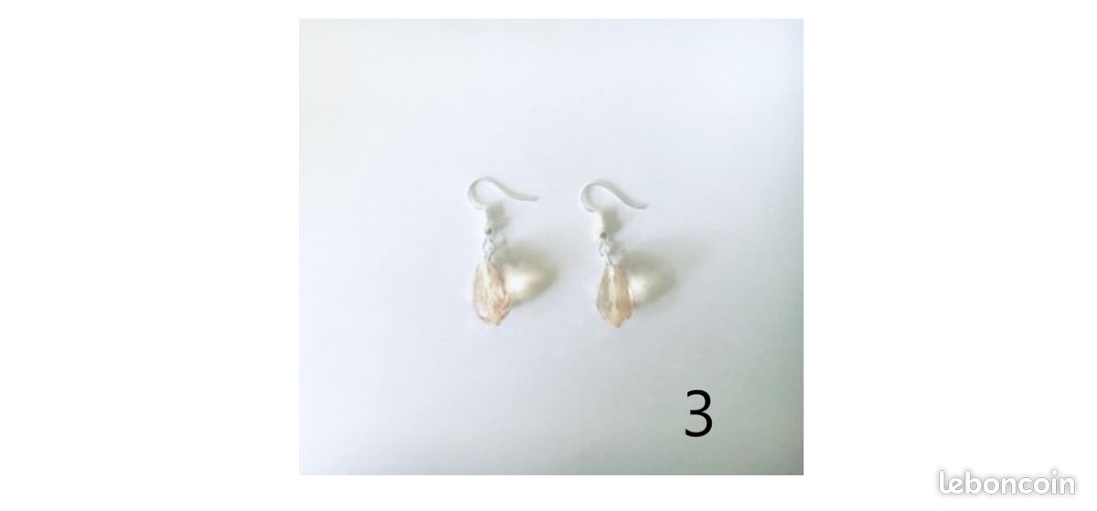Paire Boucle d’Oreille Femme fabrication Artisanale Cadeau Bijoux (image 4)