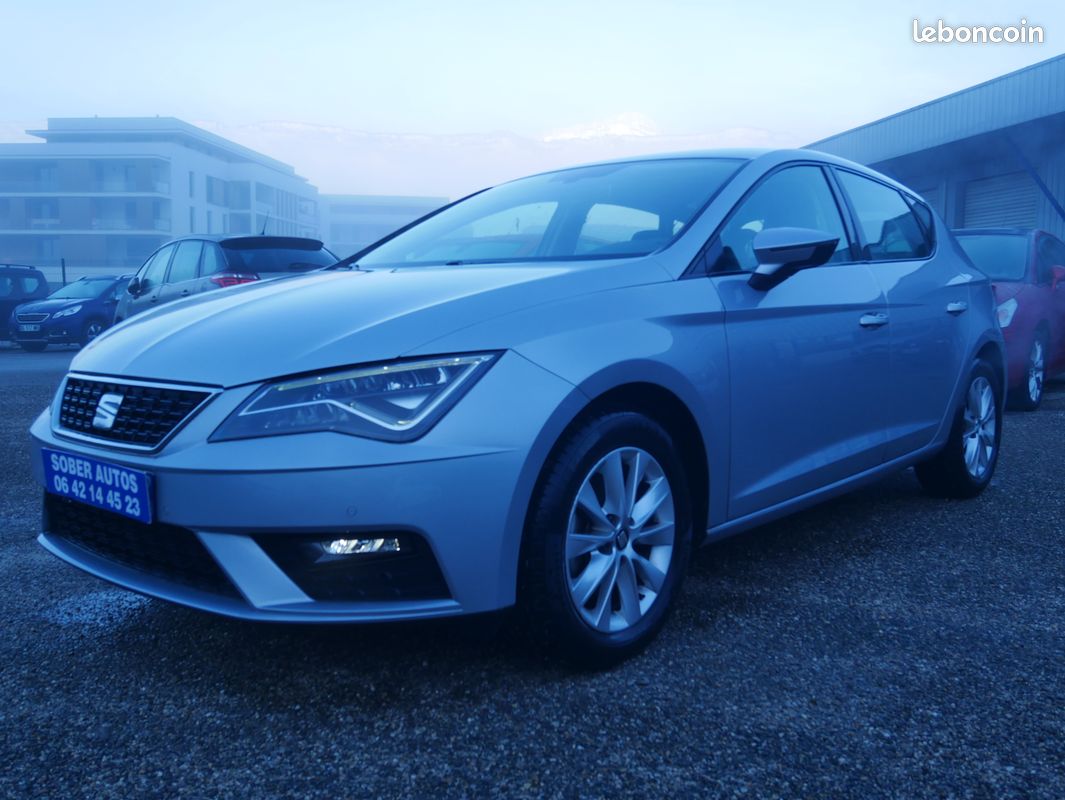 Seat leon style 1.5 tgi 130cv 19850km d origine 1ere main gps clim ct ok 2028 gtie 1 an tva recuperable (image 2)