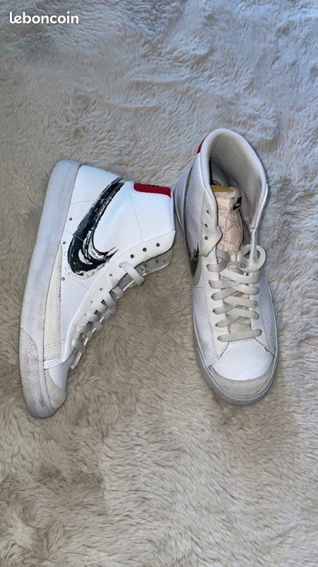 Nike Blazer Mid 77 Vintage Brushstroke Swoosh Chaussures