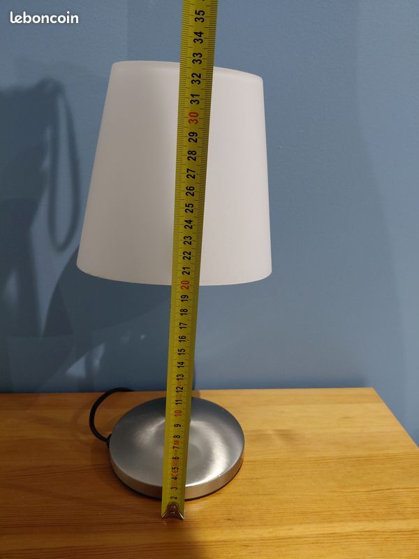 Lot de 2 lampes de table en tissu, variateur tactile à 3 niveaux, deux