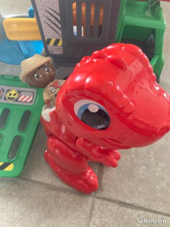 VTech Tut Tut Copains – Super Camion-Parc SOS Dinos 2-en-1 – Dinosaure Interactif Avec Chansons Et Personnages – Dès 1 An