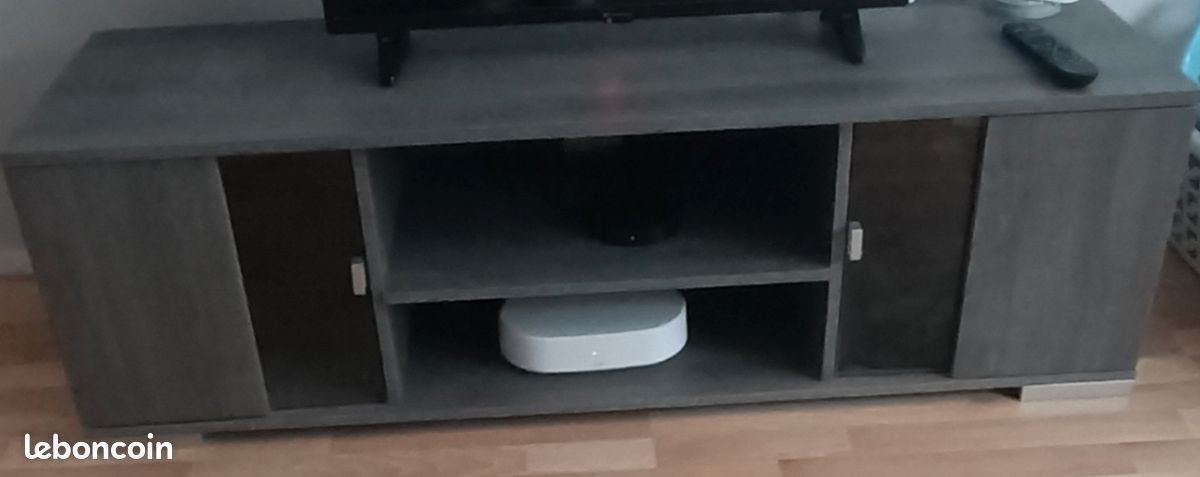 Meuble tv gris (image 1)