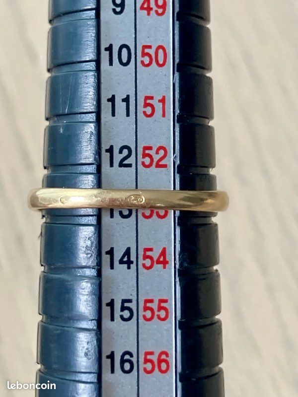 Bague solitaire Or 18K (750) & saphir bleu nuit — Élégante & Poinçonnée (image 4)