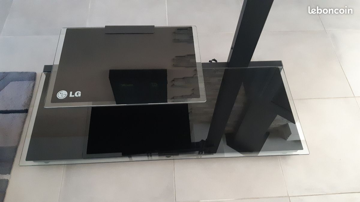 Meuble tv en verre trempe (image 3)