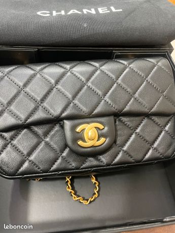 Sacs Chanel Timeless Noir d'occasion