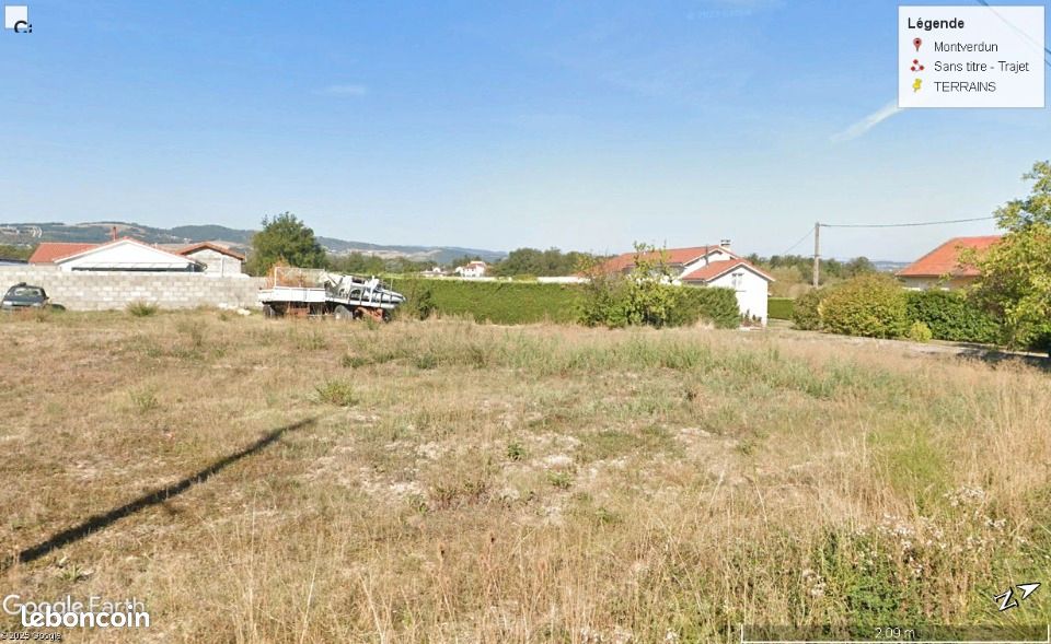 Terrain 850 m² Montverdun · 42 500 €