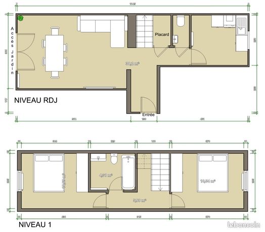 T3 en duplex secteur Villers Clairlieu